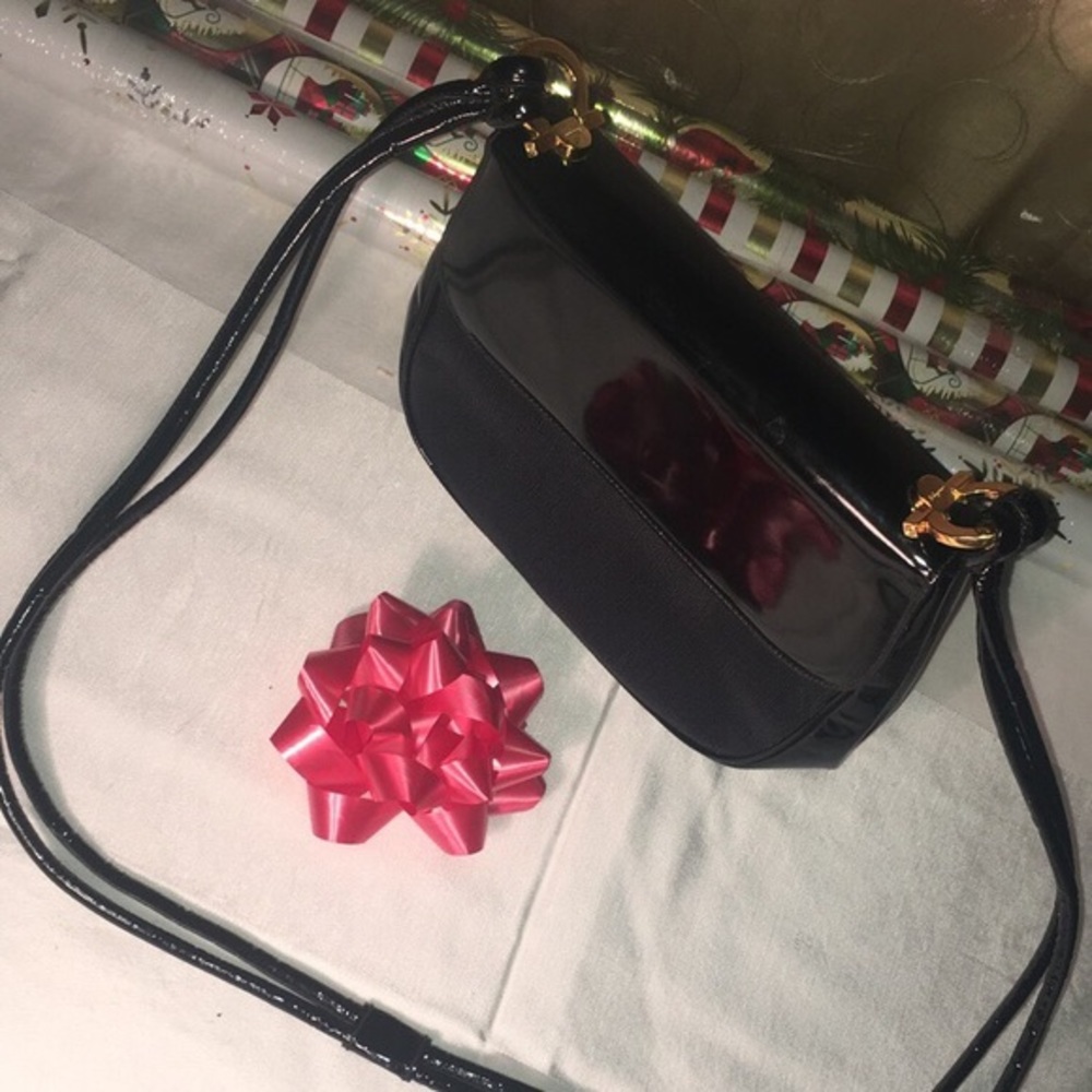 Salvatore Ferragamo Black Leather Purse - Picture 8 of 8